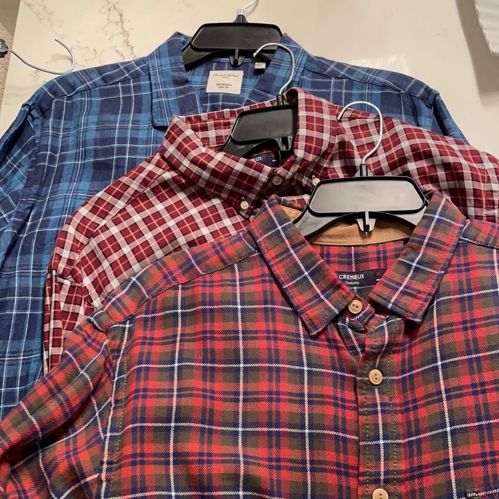 Cremieux & MURANO dress shirts (3)